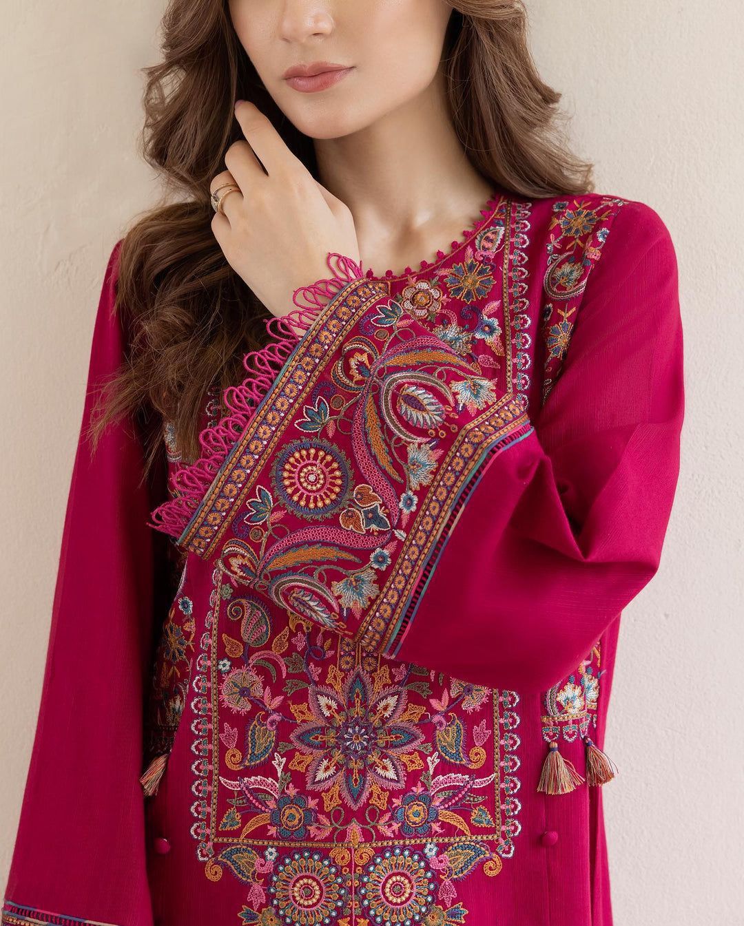DHANAK 2PC EMBROIDERED DRESS RM 11102