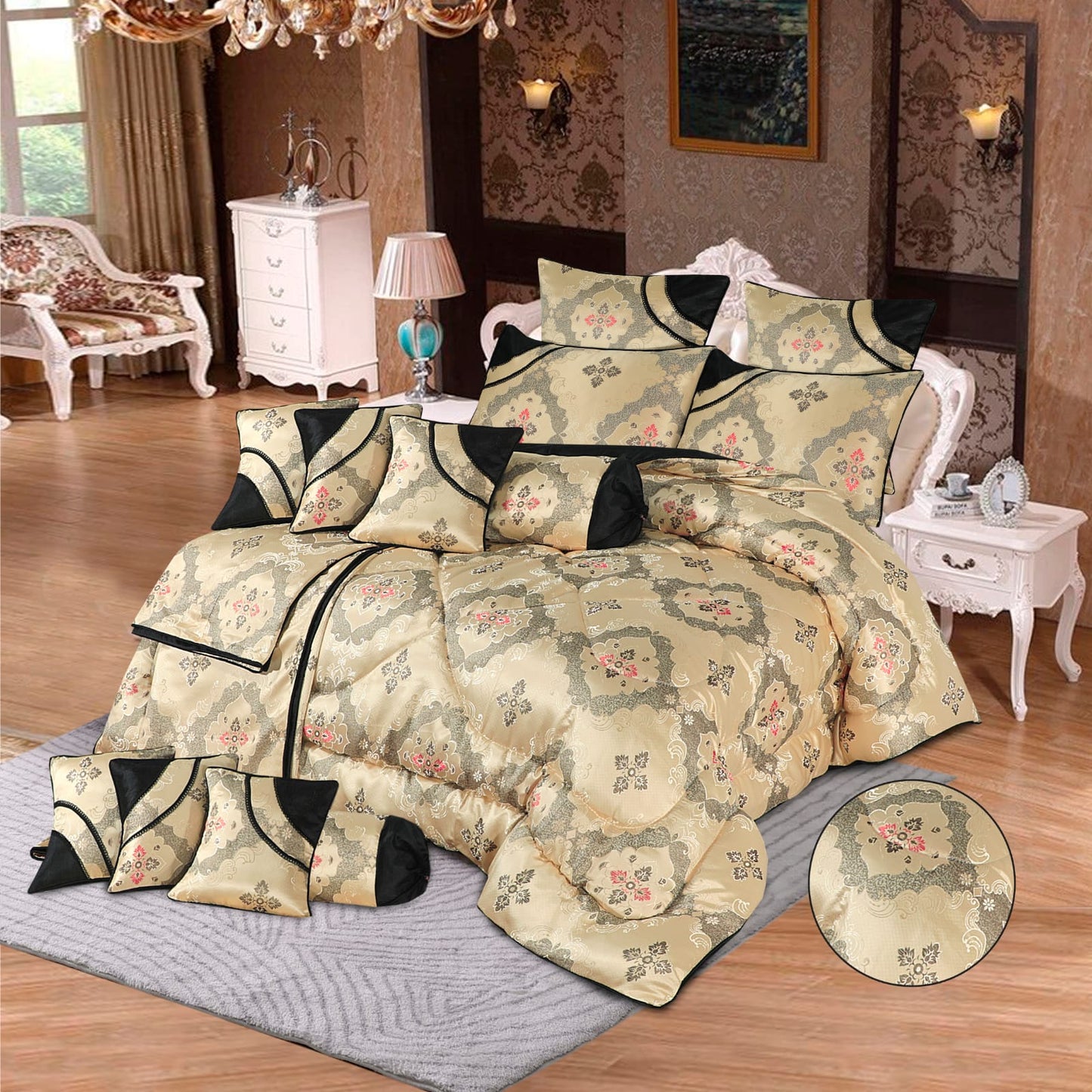 Complete Bedding Set 14 Pieces KA-11009