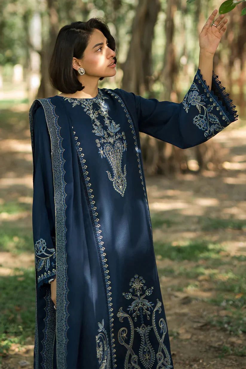 DHANAK 3-PIECE EMBROIDERED SUIT RA-11016