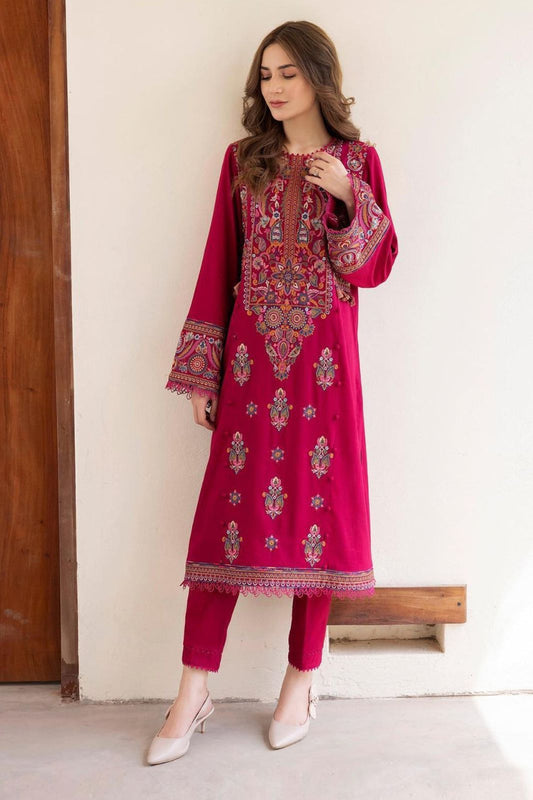 DHANAK 2PC EMBROIDERED DRESS RM 11102