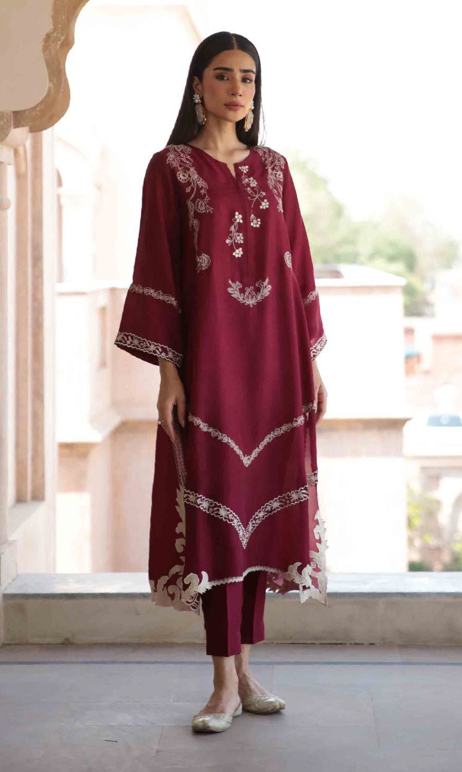 DHANAK 2PC EMBROIDERED DRESS RM 11103
