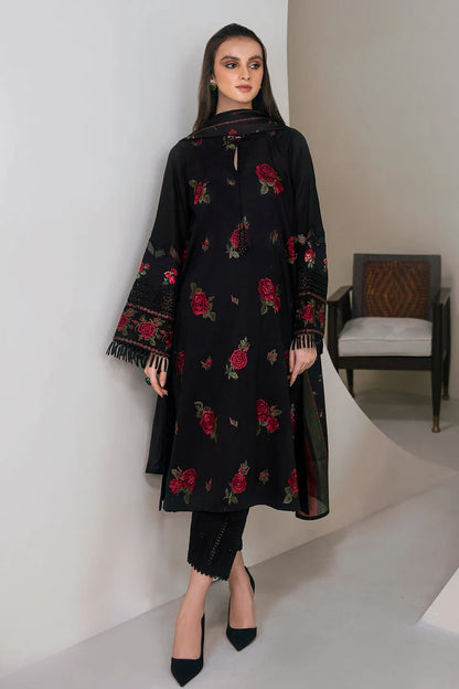 DHANAK EMBROIDERED 3 PIECE WINTER SUIT -KA-1014