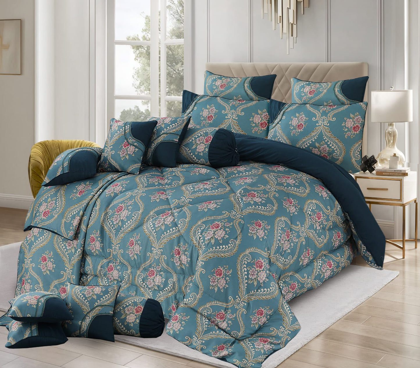 Complete Bedding Set 14 Pieces KA-11001