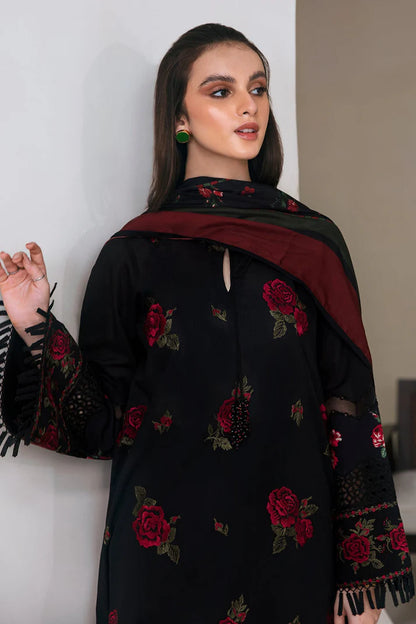 DHANAK EMBROIDERED 3 PIECE WINTER SUIT -KA-1014