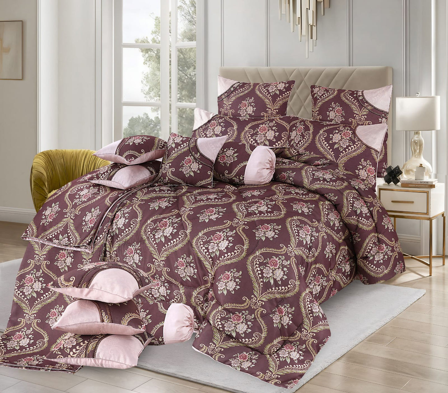 Complete Bedding Set 14 Pieces KA-11004